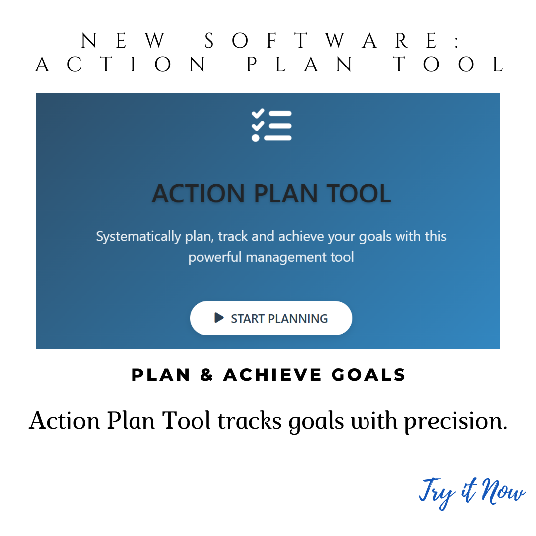 Action Plan Tool: Digital Planner for Defining Project Actions & Closure Tracking