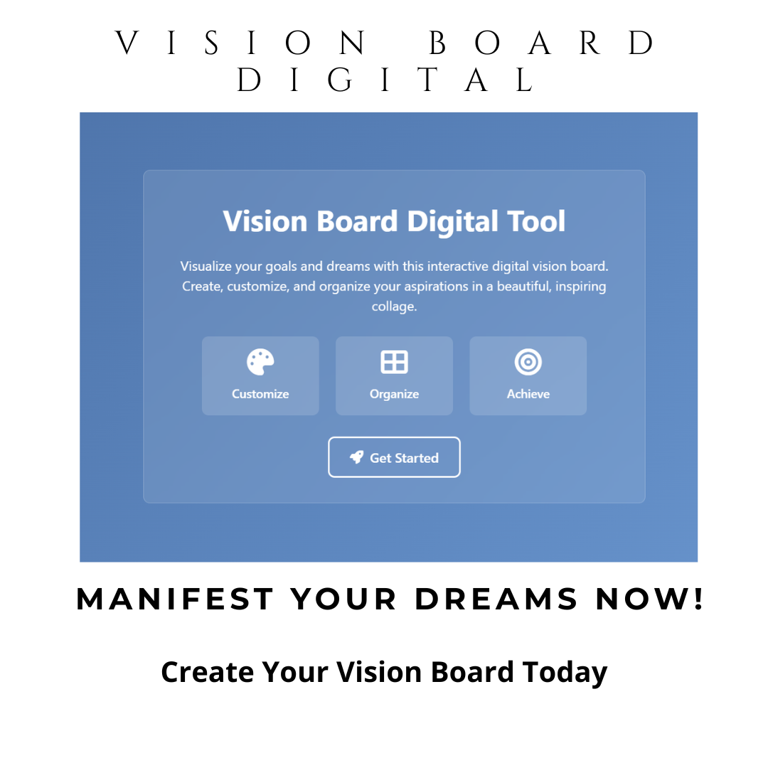 Automated Vision Board Digital Tool for Goal Manifestation