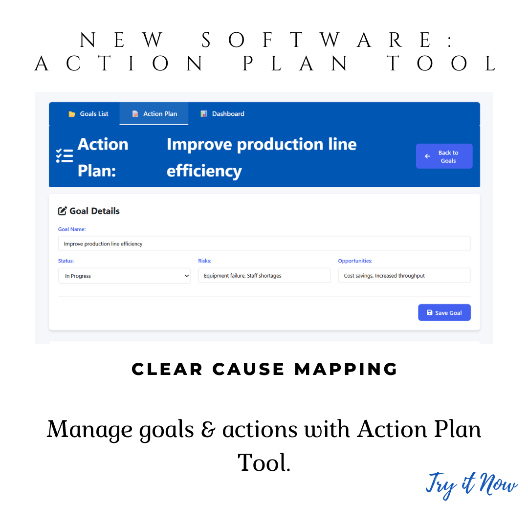 Action Plan Tool: Digital Planner for Defining Project Actions & Closure Tracking