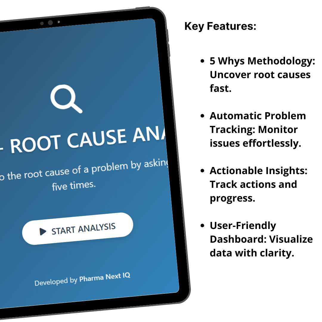 5 Whys Software: Root Cause Analysis Tool for Pharma & Lean Six Sigma