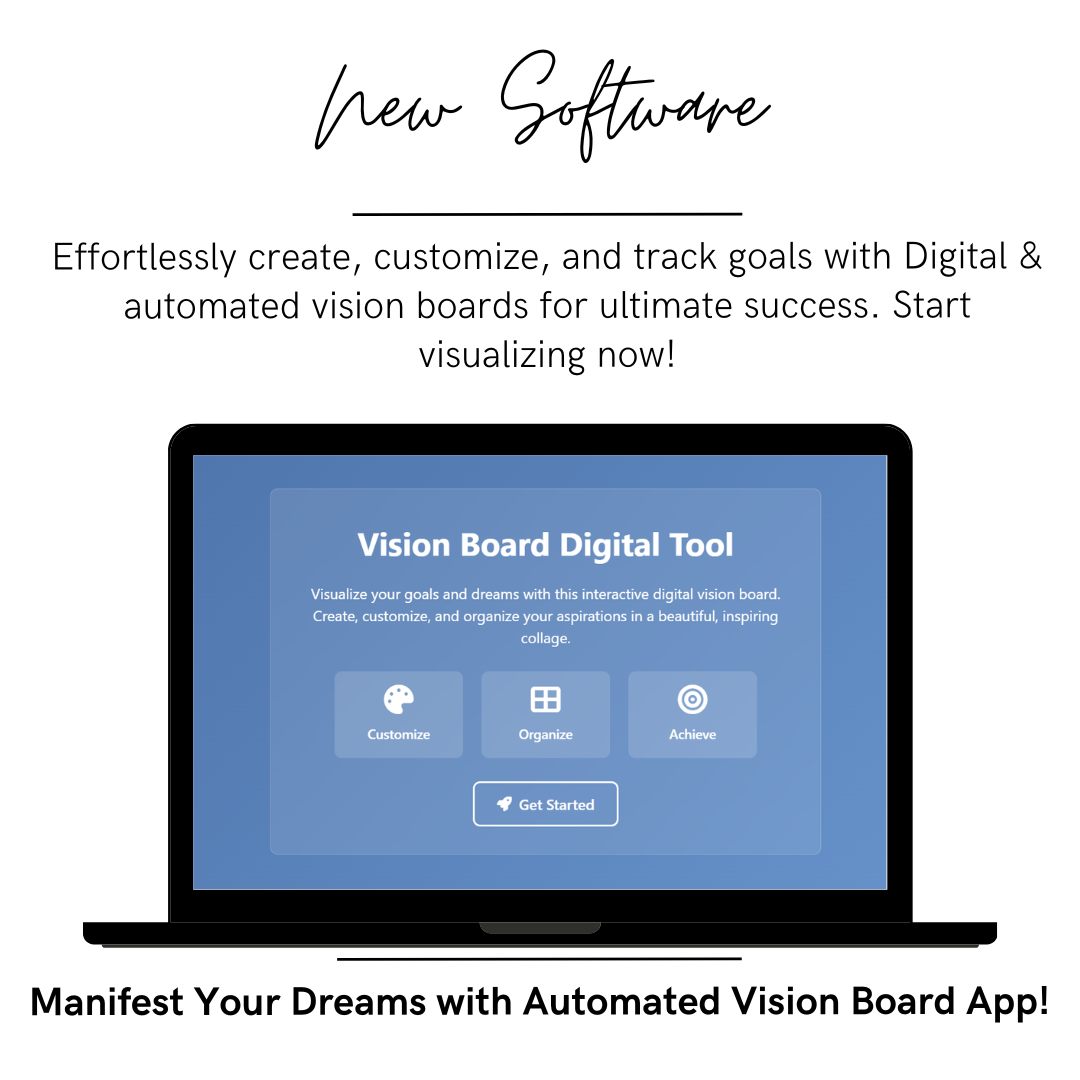 Automated Vision Board Digital Tool for Goal Manifestation