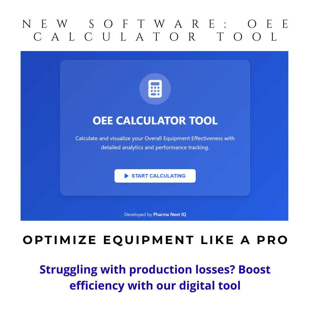 OEE Calculator Tool - Boost Manufacturing Efficiency Software