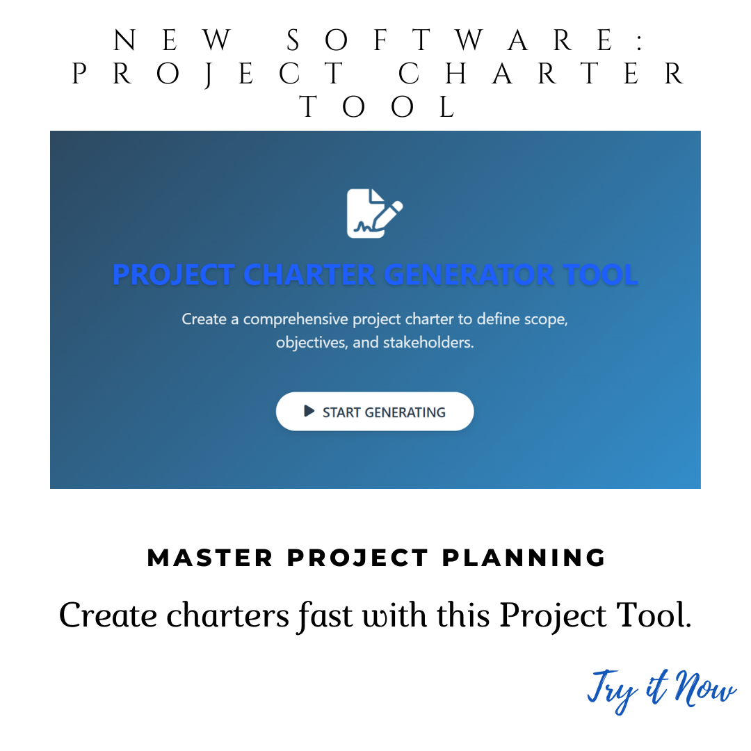 Project Charter Software for Pharma Initiatives & Regulatory Compliance