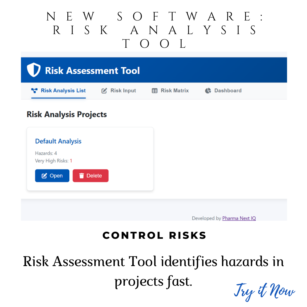 Risk Assessment Software for Pharma QRM & FDA/EMA Compliance