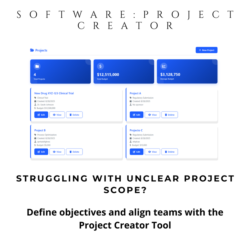 Project Creator Tool Comprehensive Digital Planner Download