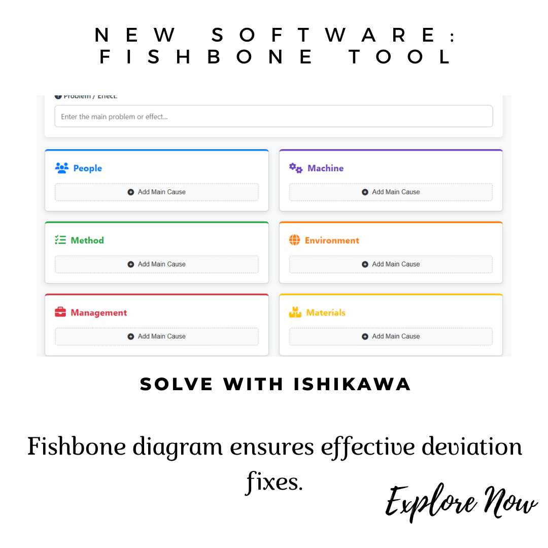Fishbone Diagram Software for Pharma Root Cause Analysis & Compliance