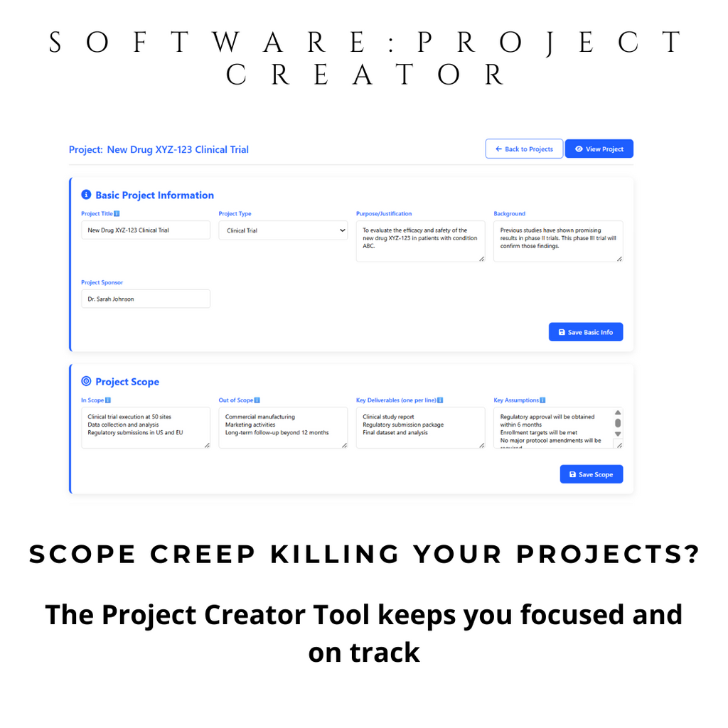 Project Creator Tool Comprehensive Digital Planner Download