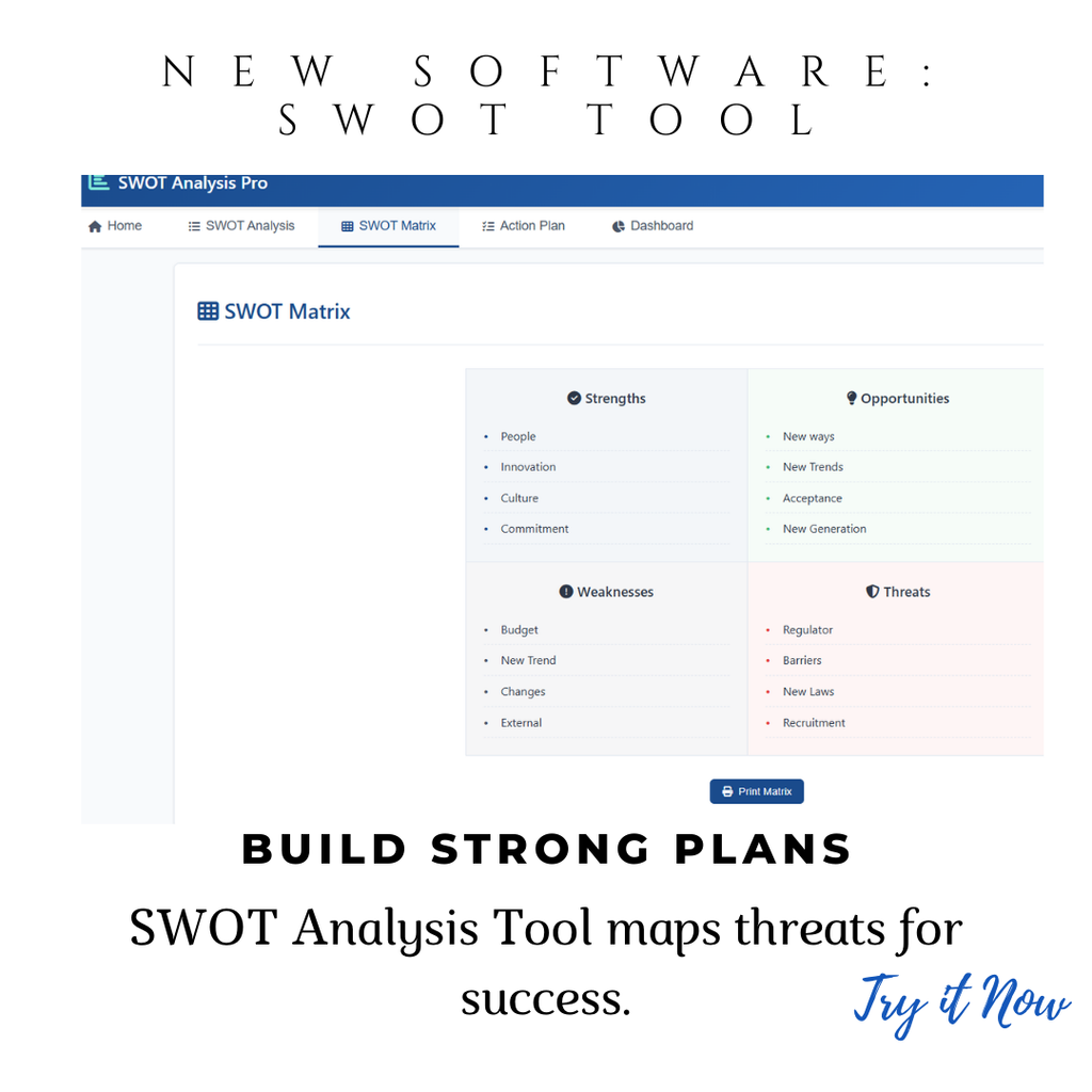 SWOT Analysis Pro – Build Smarter Plans, Faster + FREE eBook INCLUDED!