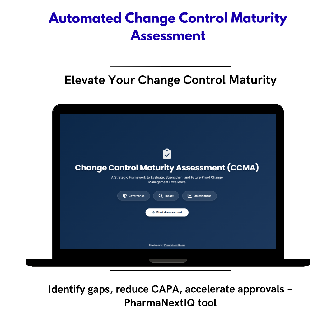 Change Control Maturity Assessment (CCMA) – La única herramienta digital para evaluar y elevar la madurez de tu sistema de Gestión de Cambios en la industria farmacéutica