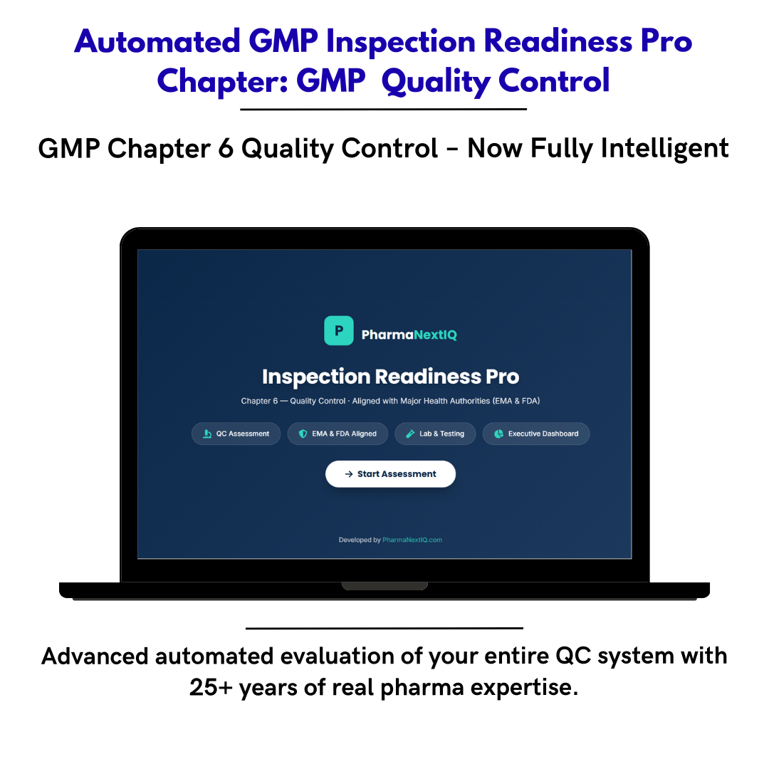 Inspection Readiness Chapter 6 — Quality Control Laboratory GMP Self-Assessment Framework