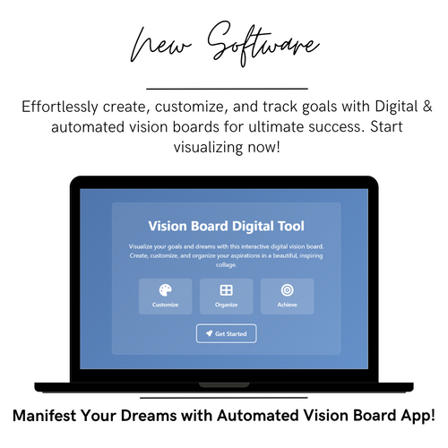Automated Vision Board Digital Tool for Goal Manifestation