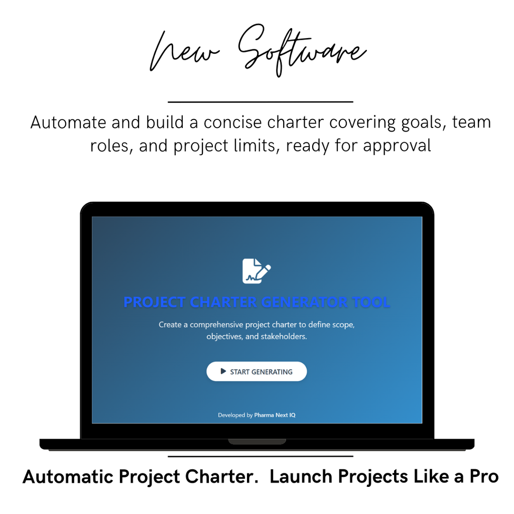 Project Charter Software: Digital Tool for Pharma Project Scope & Stakeholder Alignment