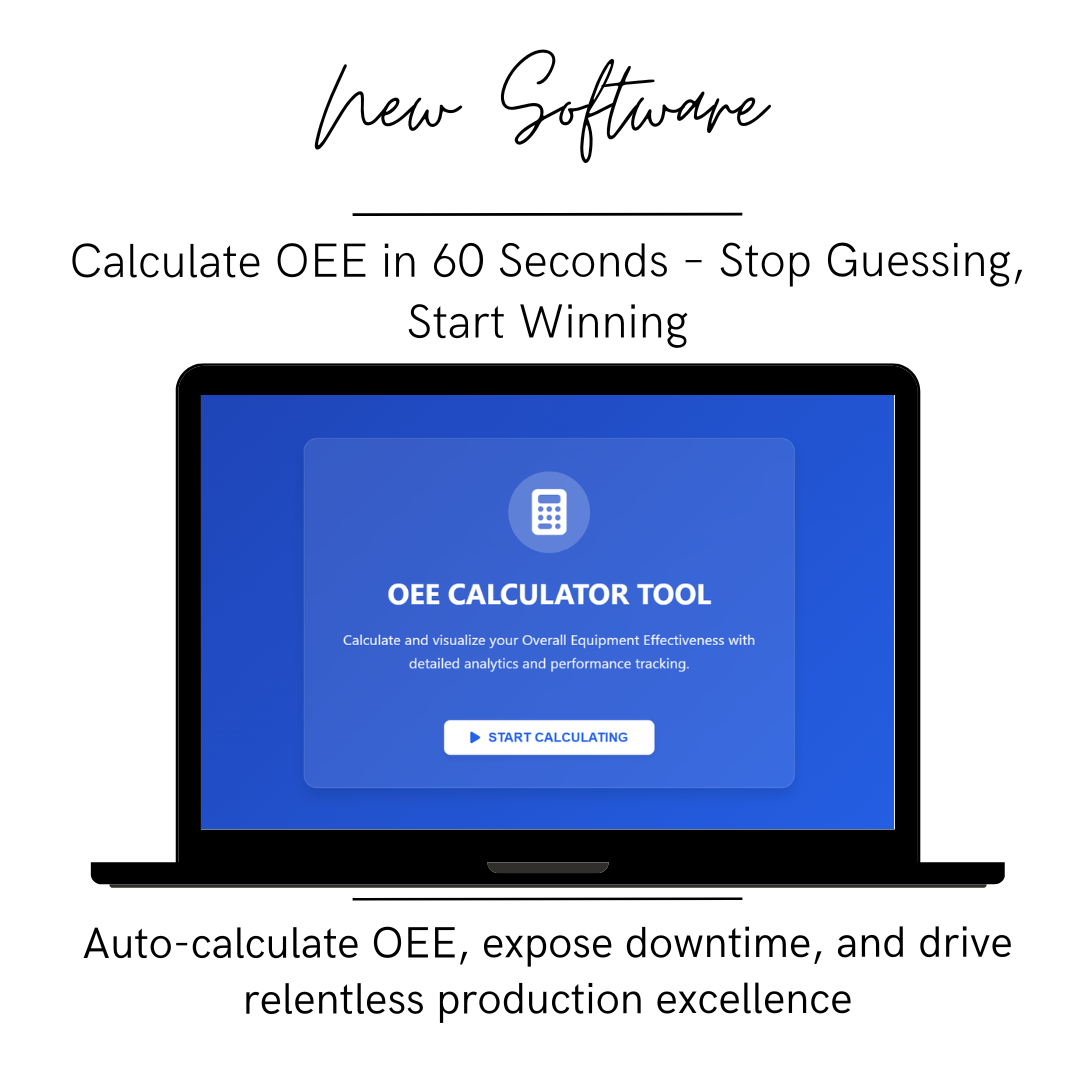 OEE Calculator Tool - Boost Manufacturing Efficiency Software