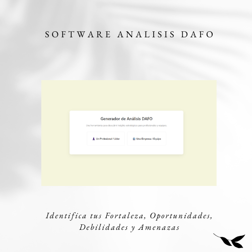 Generador de Análisis DAFO Profesional – Software Interactivo y Personalizable