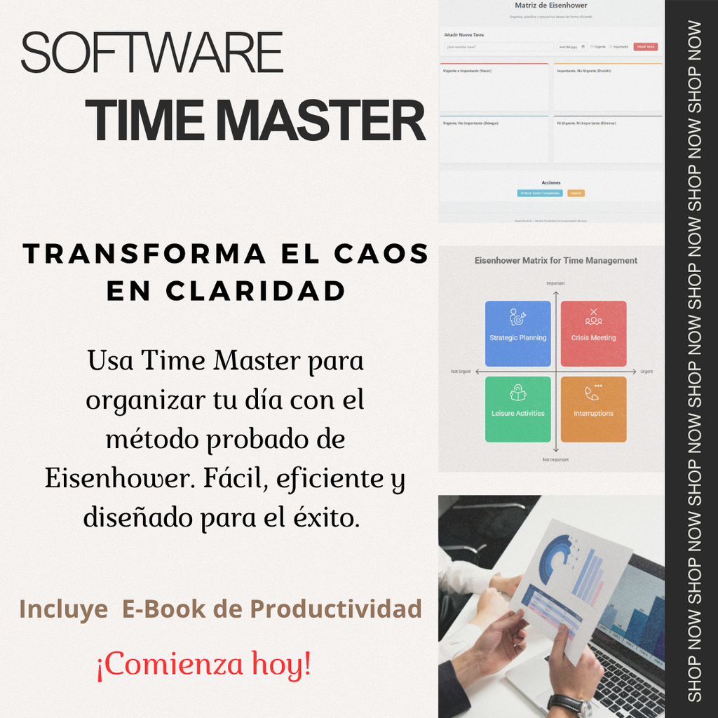 "Software Time Master para PC: Domina tu tiempo, maximiza tu productividad"