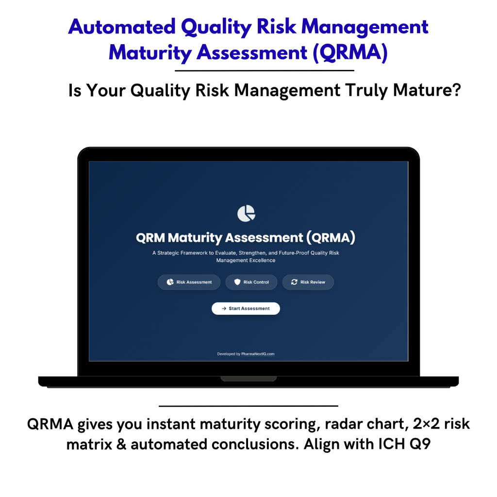 QRM Maturity Assessment (QRMA) – La única herramienta digital para medir y elevar la madurez real de tu sistema de Gestión de Riesgos de Calidad en la industria farmacéutica
