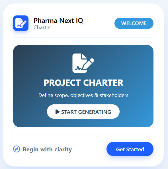 Herramienta Project Charter Software: Lanzamiento Preciso de Proyectos Pharma – Alinea Stakeholders y Define Éxito desde el Día 1