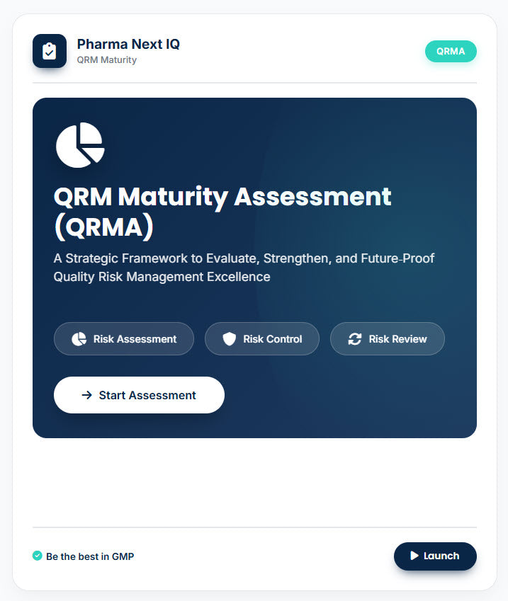 QRM Maturity Assessment (QRMA) – La única herramienta digital para medir y elevar la madurez real de tu sistema de Gestión de Riesgos de Calidad en la industria farmacéutica