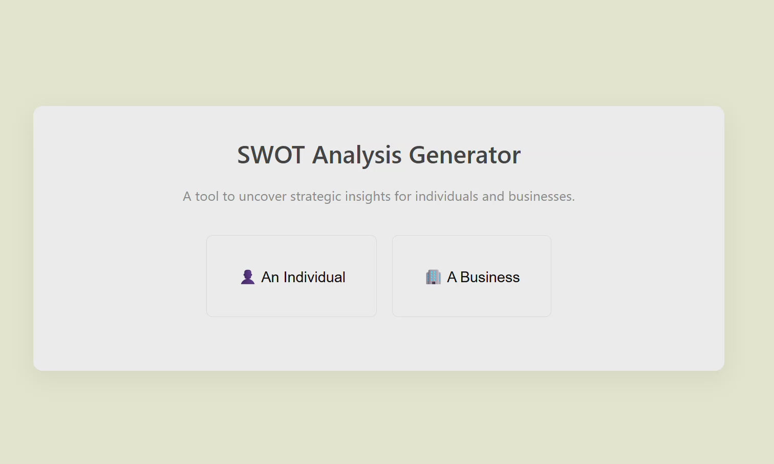 Generador de Análisis DAFO Profesional – Software Interactivo y Personalizable