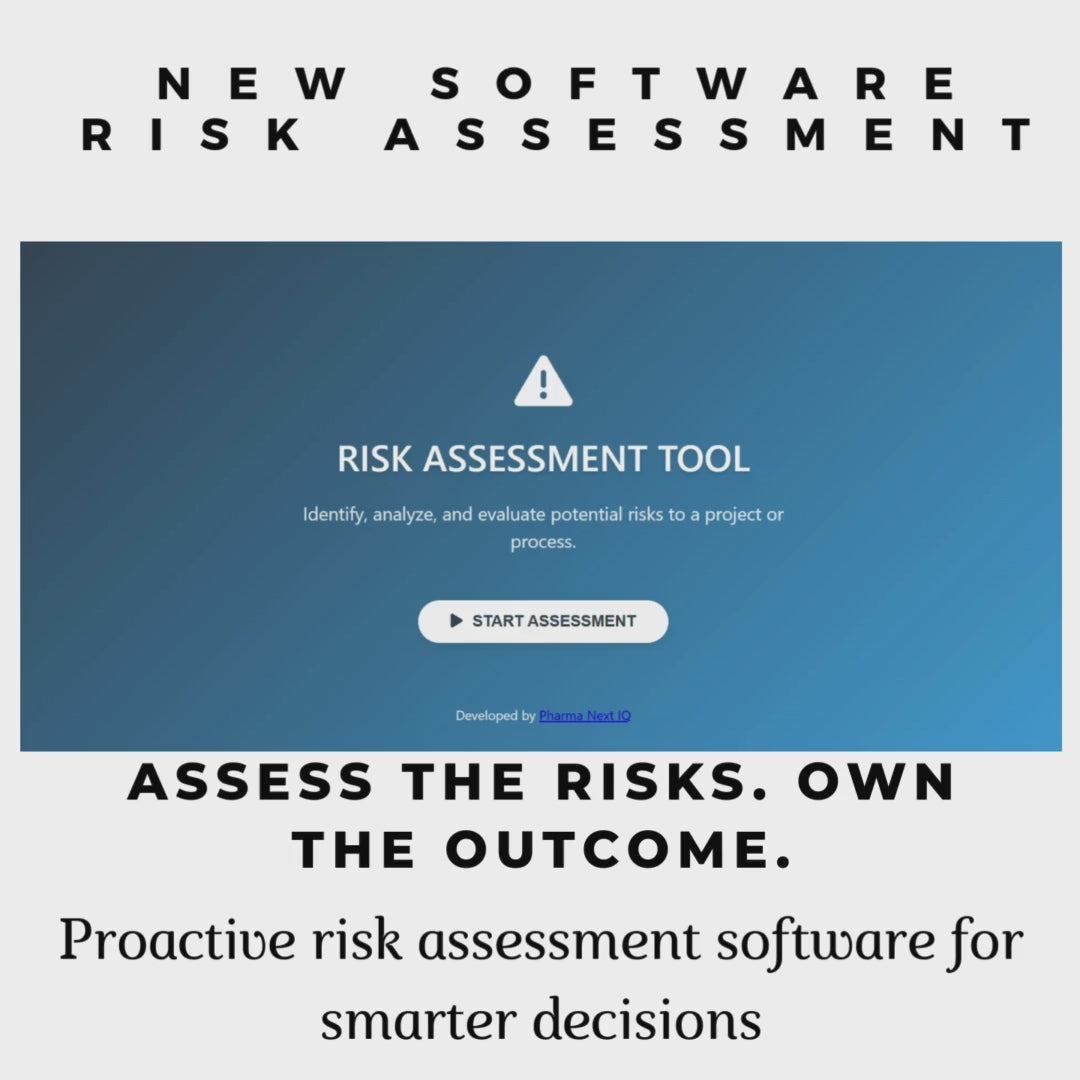 Risk Assessment Software for Pharma QRM & FDA/EMA Compliance